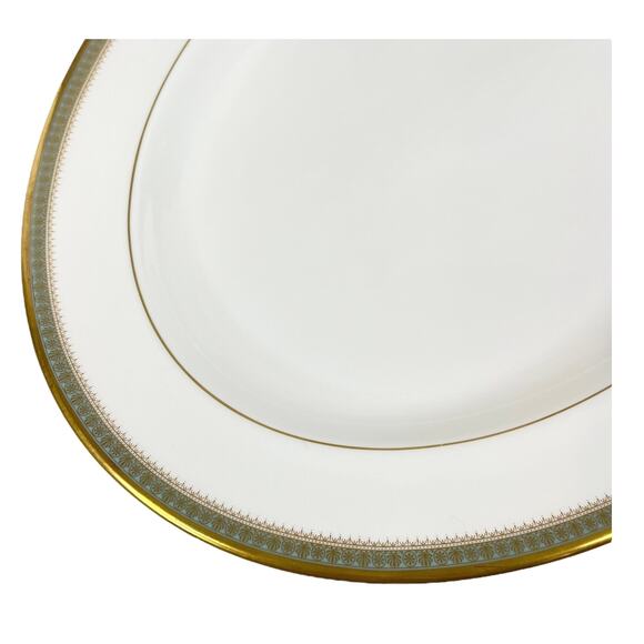 VTG Royal Doulton OVAL PLATTER 16" Turkey Serving Plate Clarendon Bone China - Picture 3 of 9